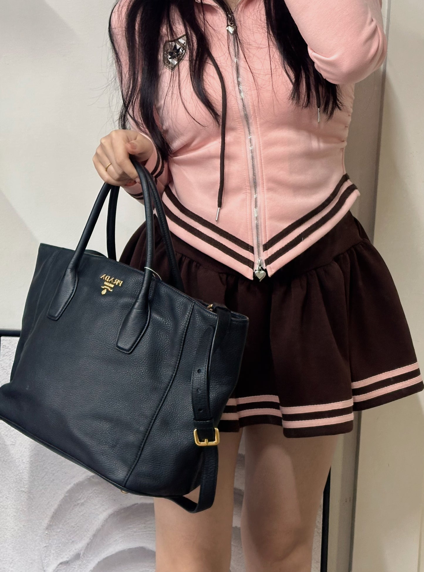 Prada Handle Crossbody Tote [Pre-Owned]