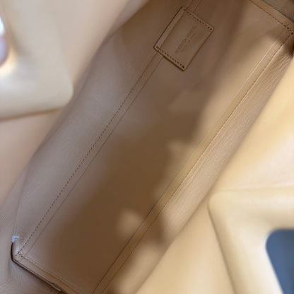 Bottega Veneta Point Latte Crossbody Bag [Pre-Owned]