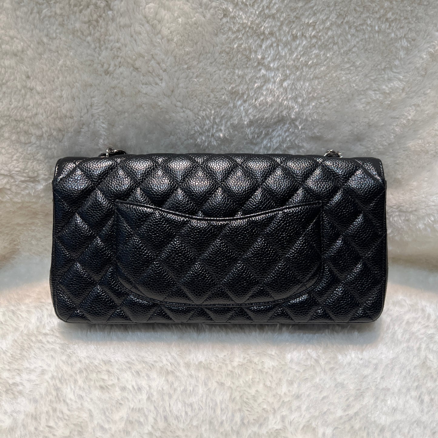 CHANEL Black Caviar Leather Baguette Bag [pre-owned]