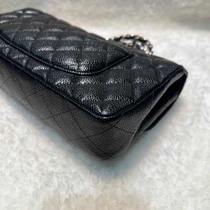 CHANEL Black Caviar Leather Baguette Bag [pre-owned]