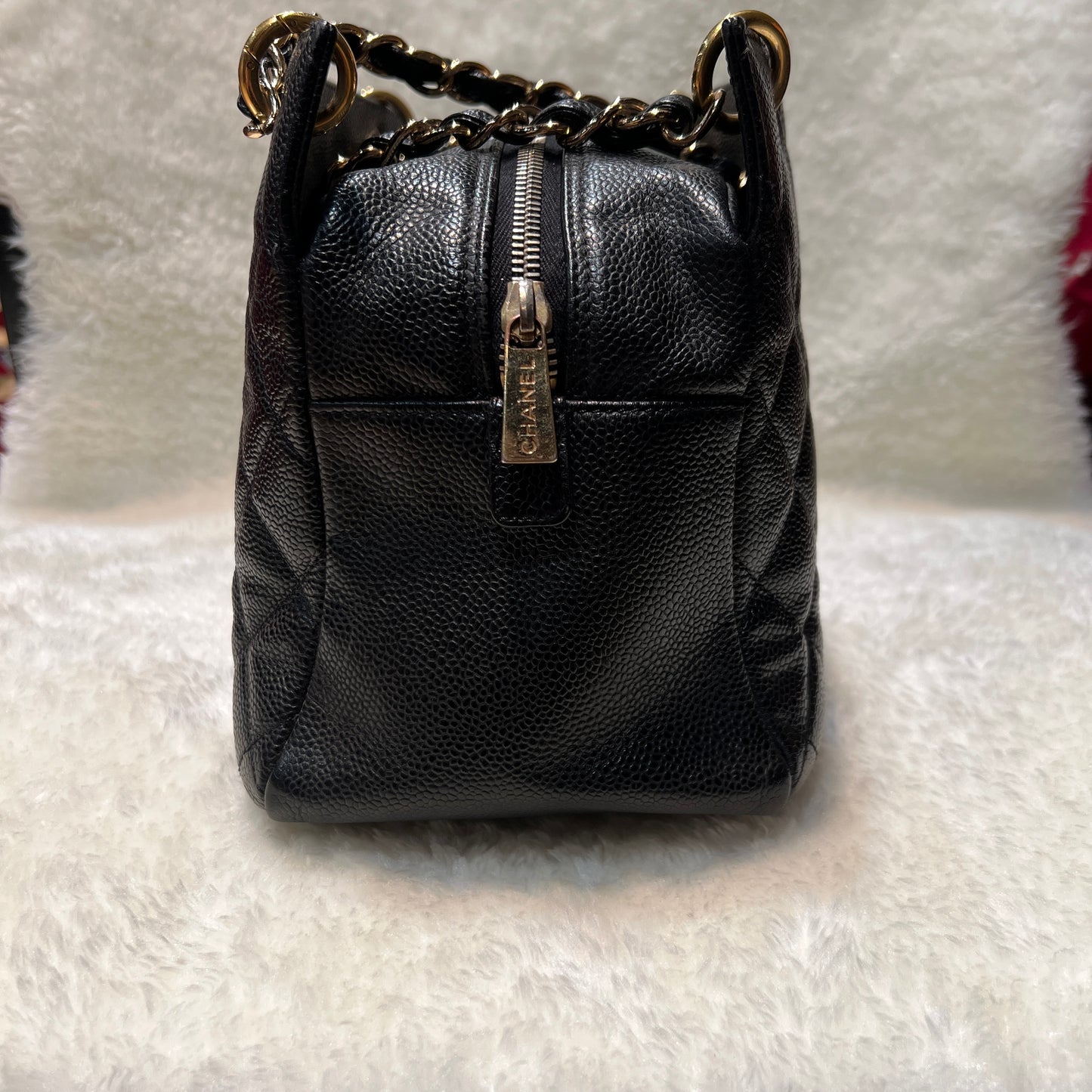 CHANEL Black and Gold PPT Bag [Used]