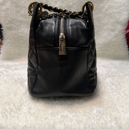 CHANEL Black and Gold PPT Bag [Used]