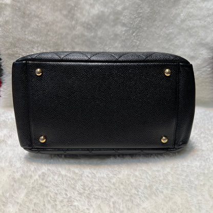 CHANEL Black and Gold PPT Bag [Used]