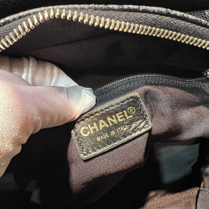 CHANEL Black and Gold PPT Bag [Used]