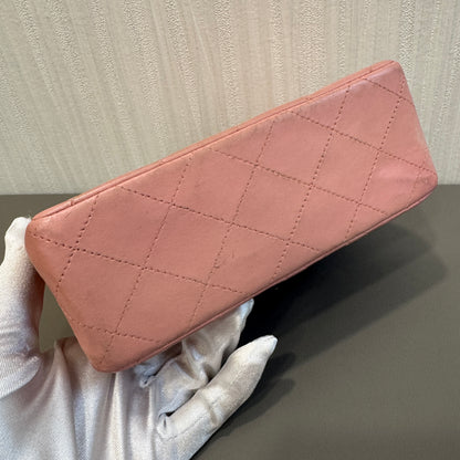 Chanel Cherry Blossom Pink Mini Square Flap Bag [Pre-Owned]