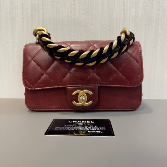 CHANEL Accordion Leather Bag [Pre-Owned]