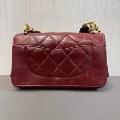 CHANEL アコーディオンレザーバッグ【中古】