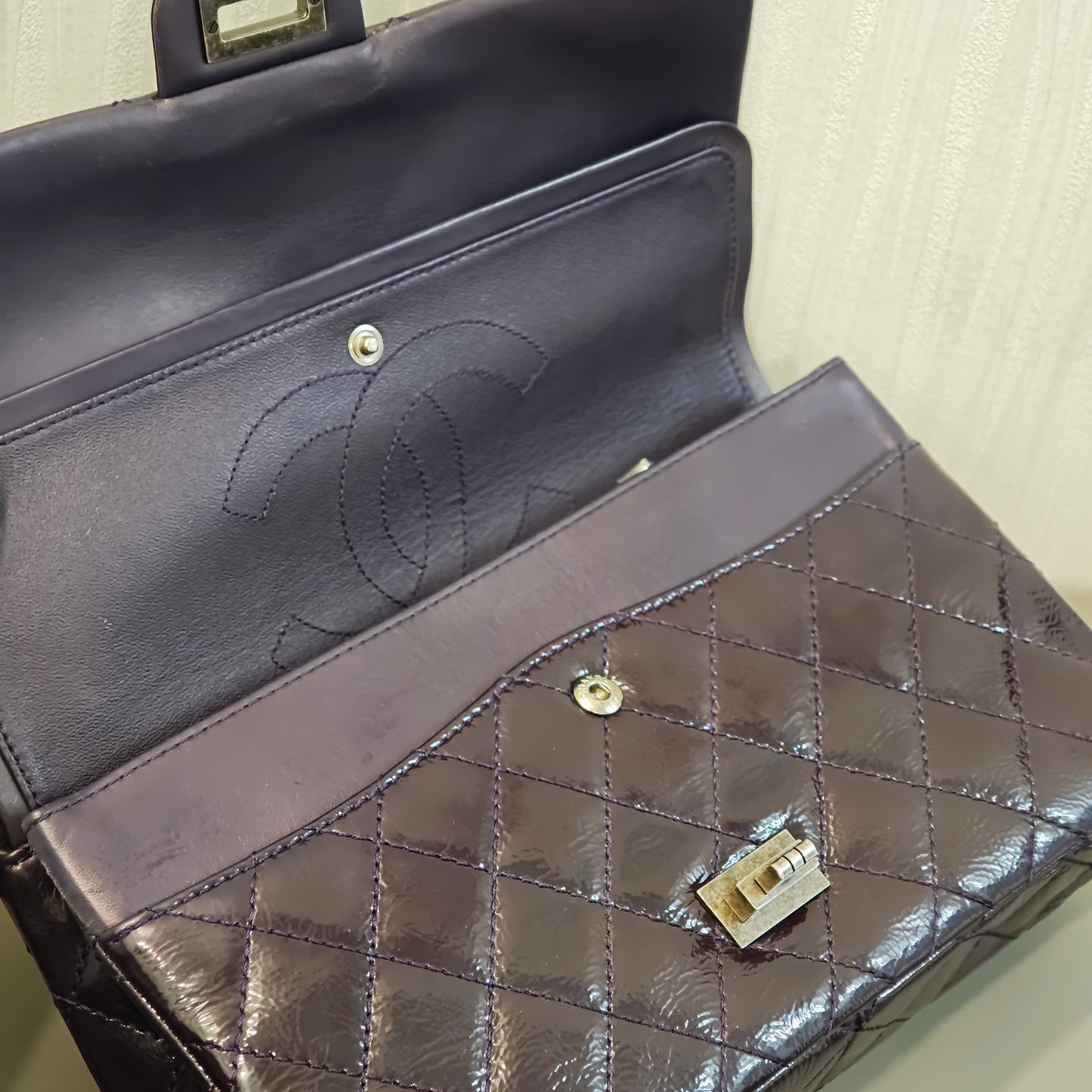 Chanel Patent Leather 2.55 Bag [pre-owned]