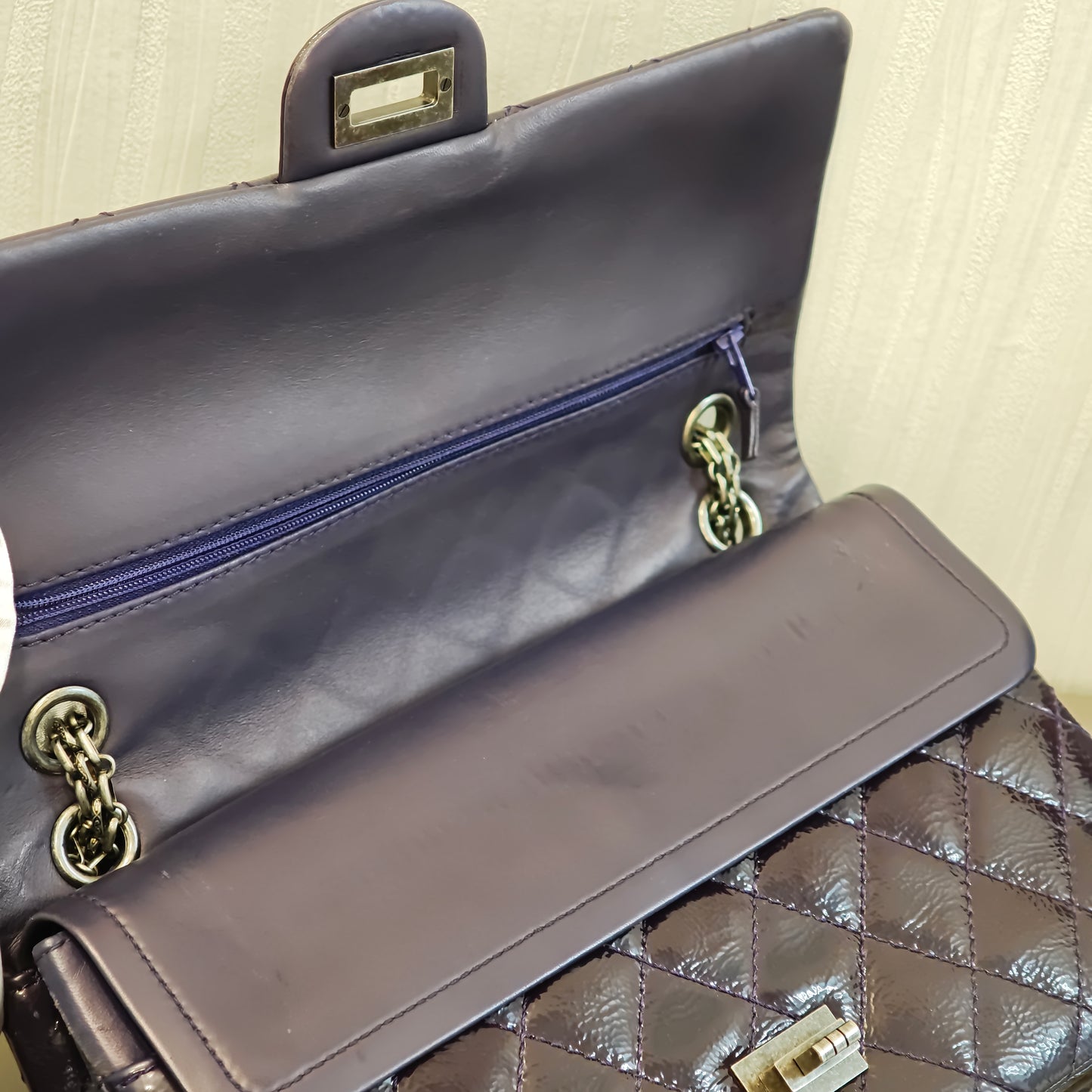Chanel Patent Leather 2.55 Bag [pre-owned]