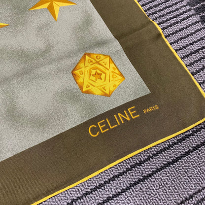 CELINE シルクスカーフ【中古】