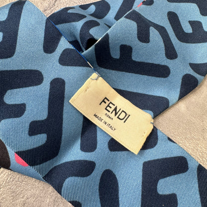 FENDI Twilly Silk Scarf [Pre-Owned]
