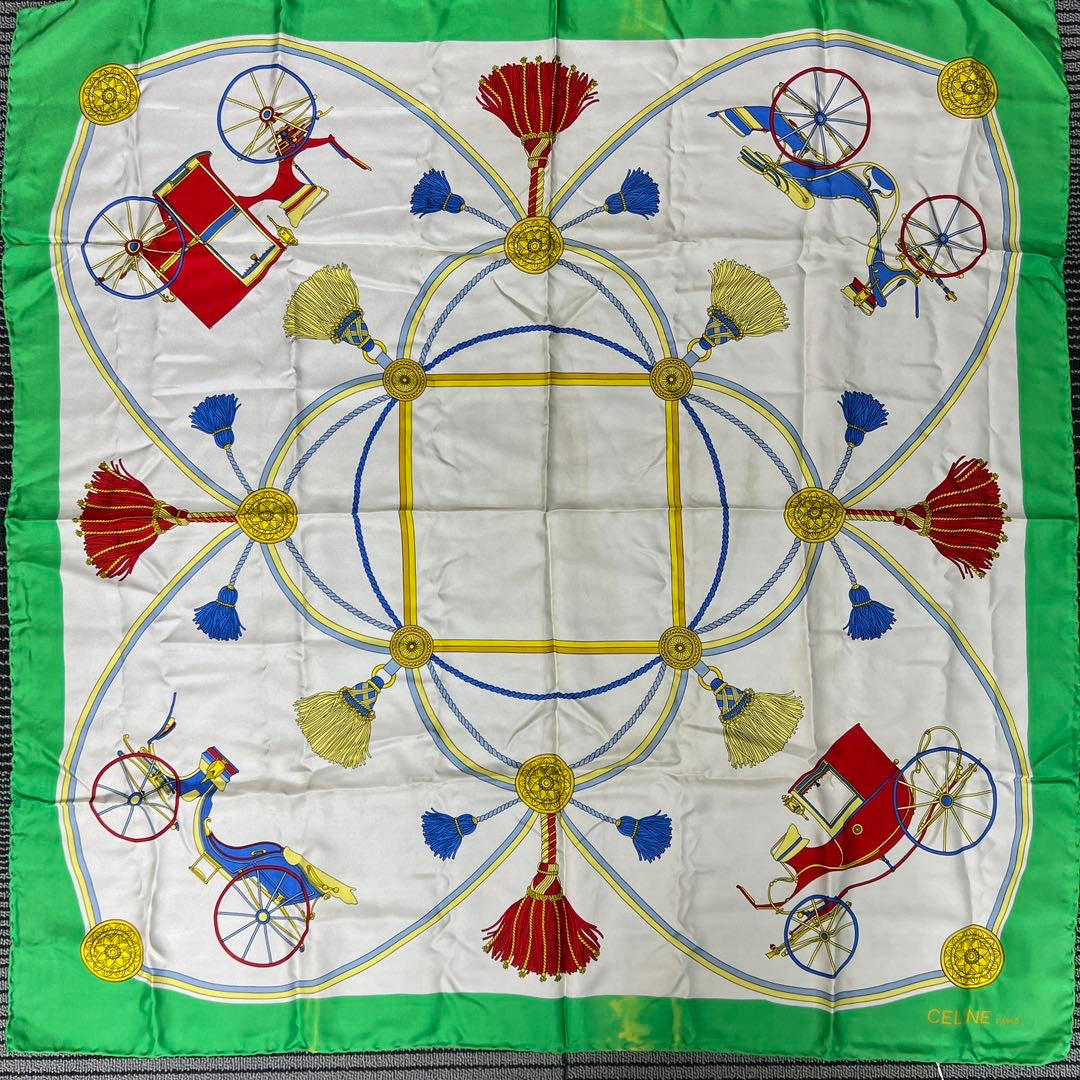 CELINE Silk Scarf [Pre-Owned]
