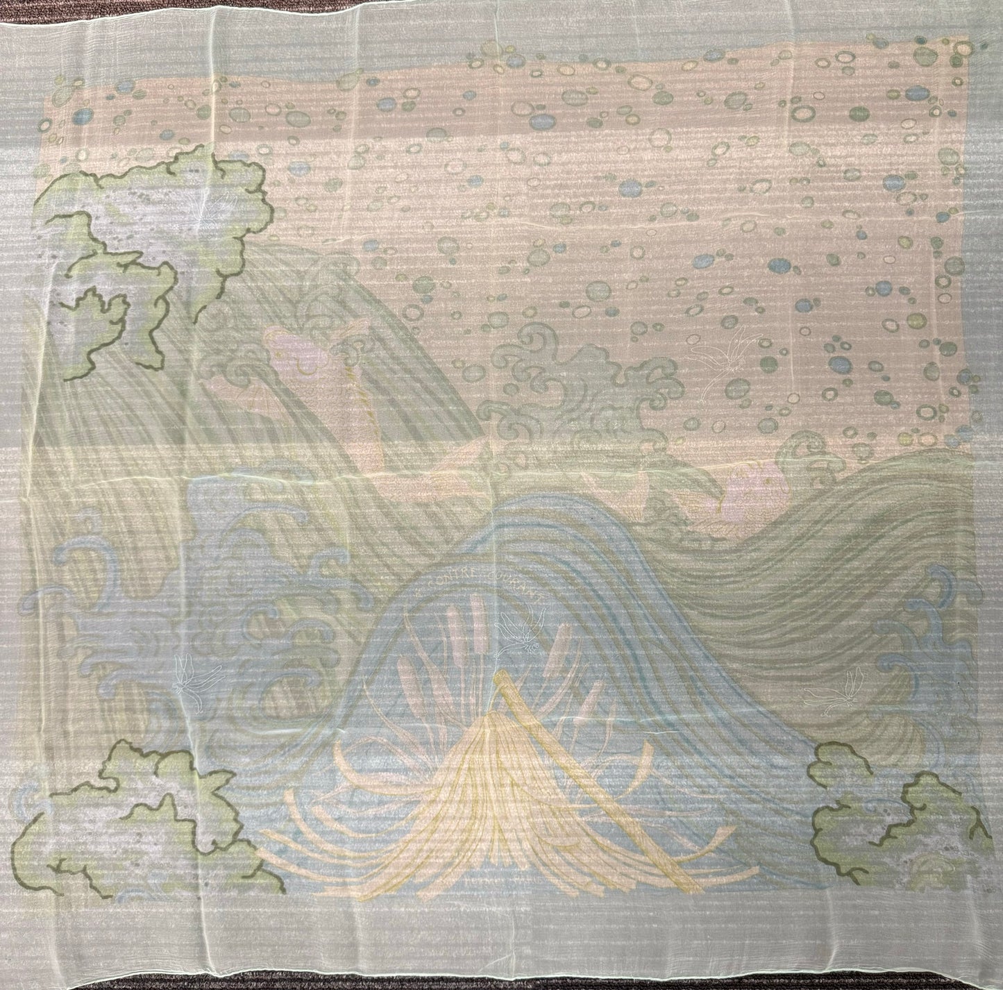Hermès "Upstream" Silk Scarf [Pre-Owned]