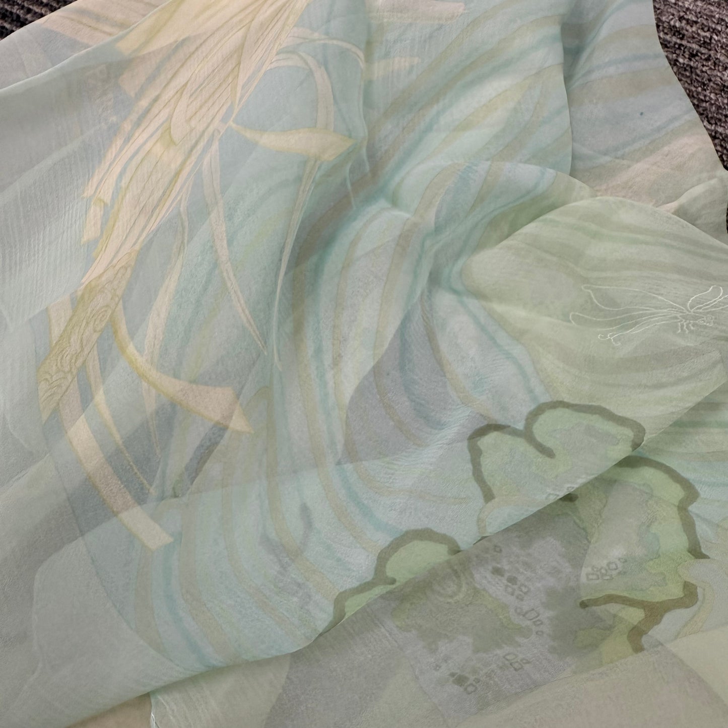 Hermès "Upstream" Silk Scarf [Pre-Owned]