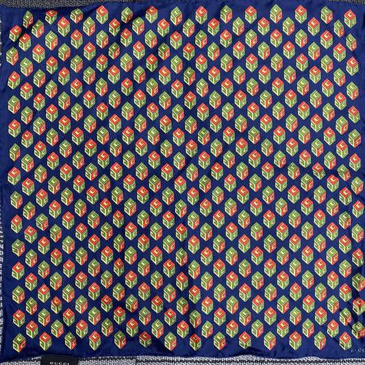 GUCCI Silk Scarf [Pre-Owned]