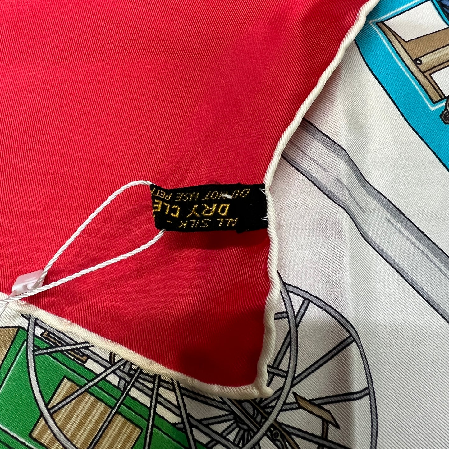 CELINE Silk Scarf [Pre-Owned]