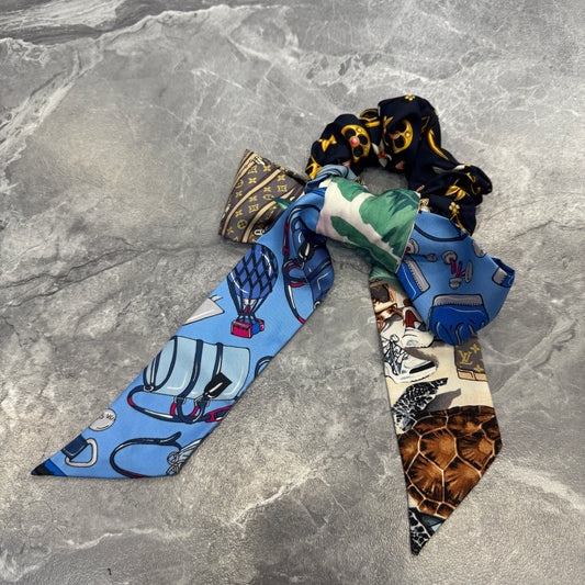 LOUIS VUITTON Hair Scrunchie & Headband [Pre-Owned]
