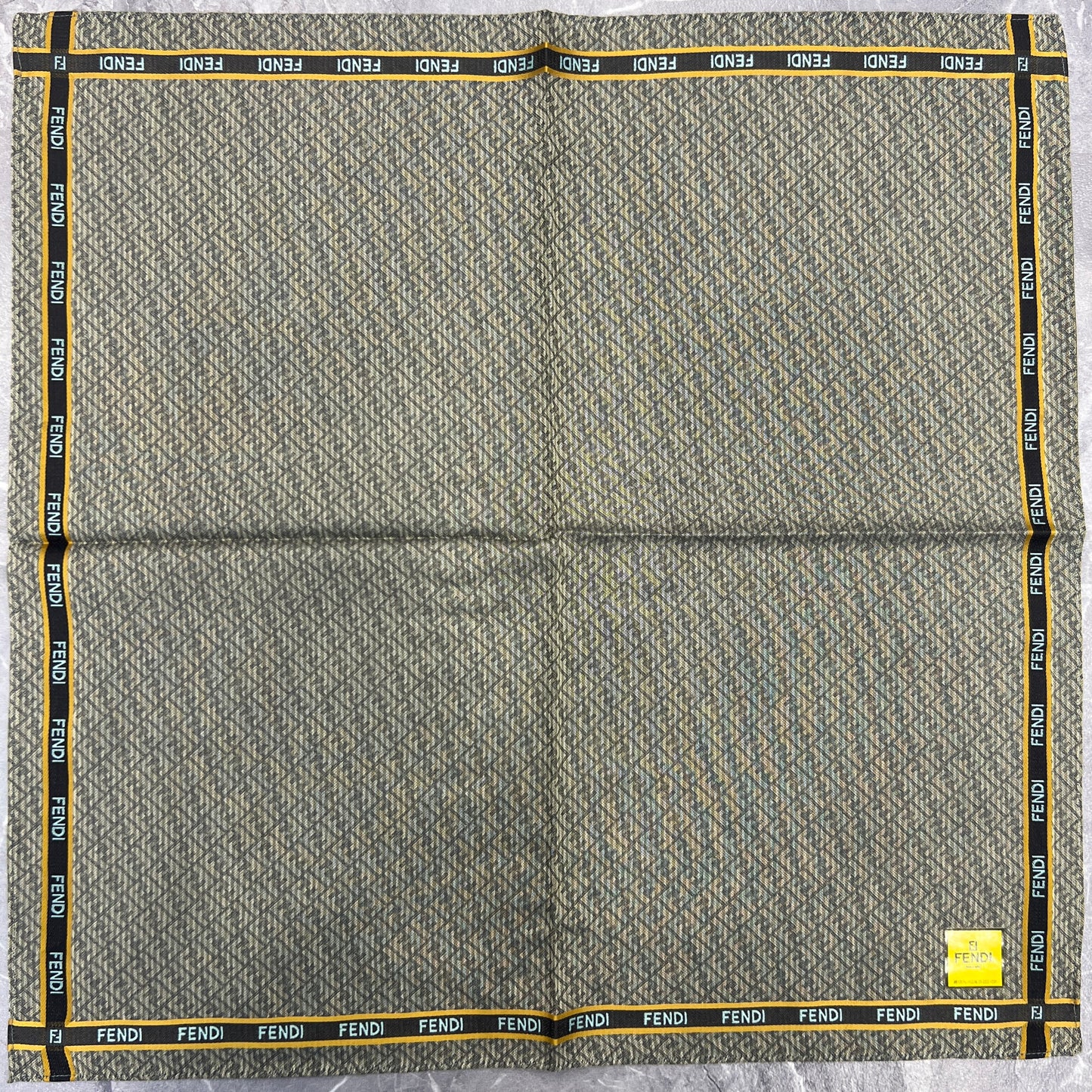 FENDI Zucca Monogram Scarf Gift Set [Pre-Owned]