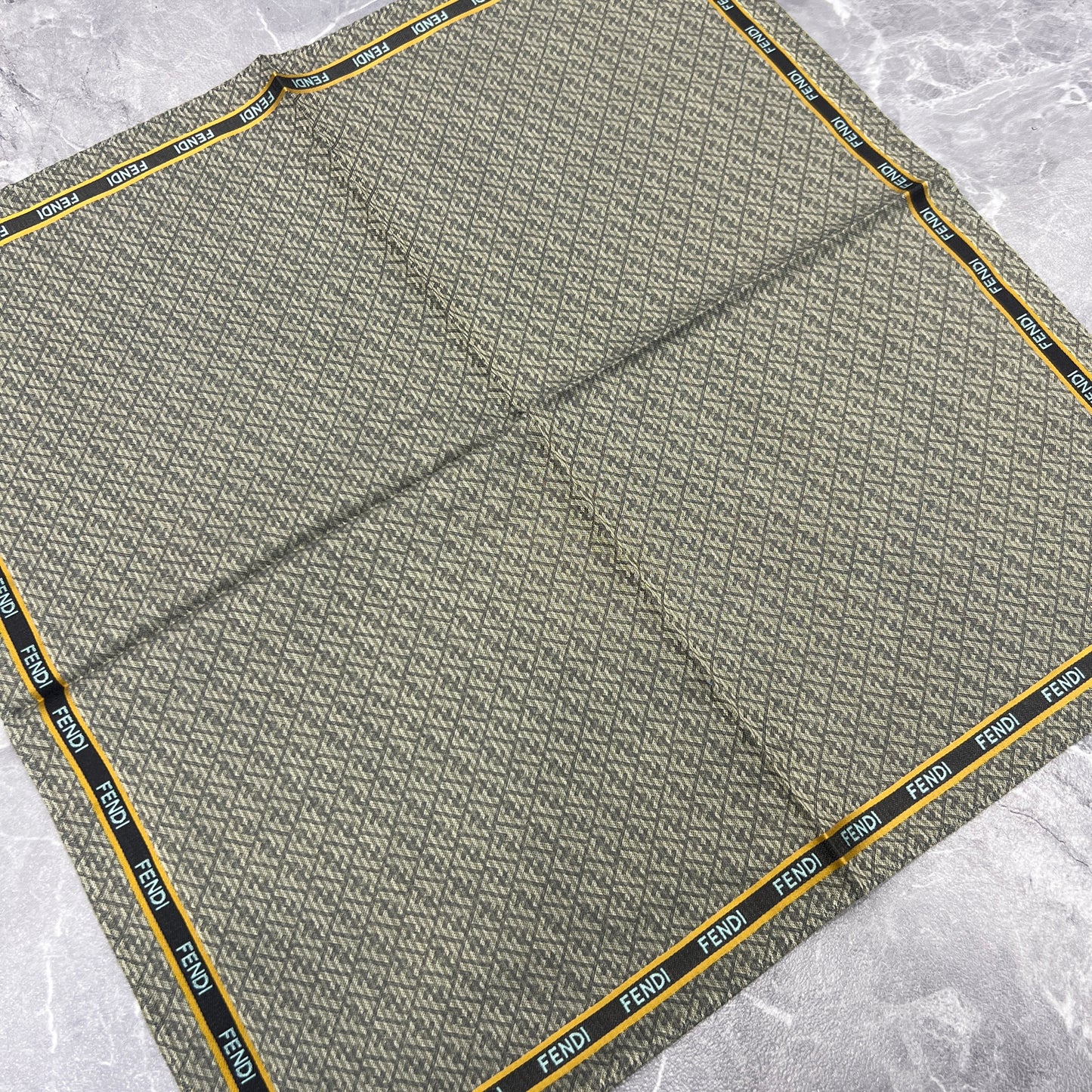 FENDI Zucca Monogram Scarf Gift Set [Pre-Owned]