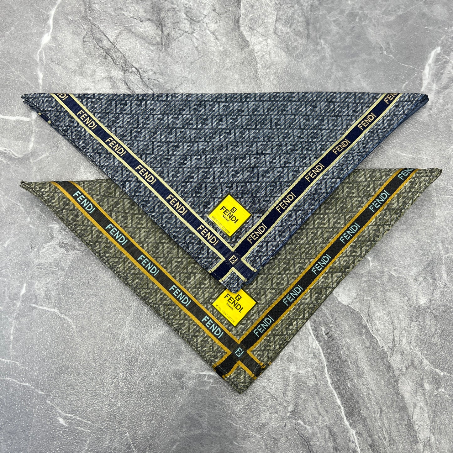 FENDI Zucca Monogram Scarf Gift Set [Pre-Owned]