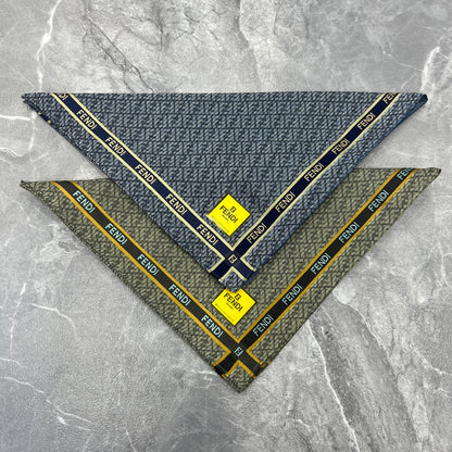 FENDI Zucca Monogram Scarf Gift Set [Pre-Owned]