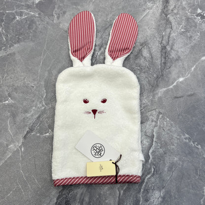 HERMÈS Bunny Exfoliating Bath Towel [Pre-Owned]