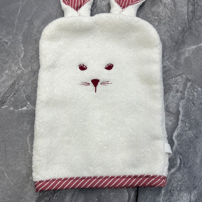 HERMÈS Bunny Exfoliating Bath Towel [Pre-Owned]