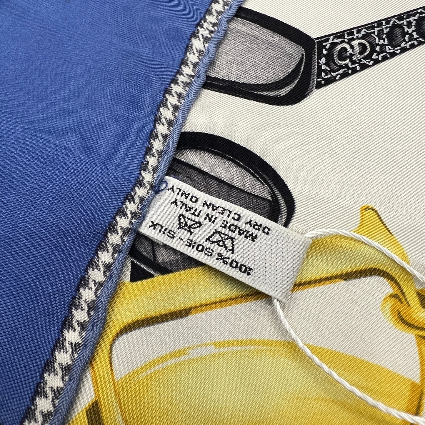 DIOR Lady Dior Handbag Pattern Silk Scarf [Pre-Owned]