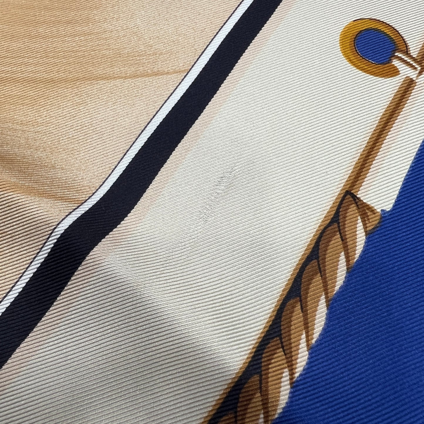 LV 1995 Limited Edition Nautical Theme Silk Scarf [Pre-owned]