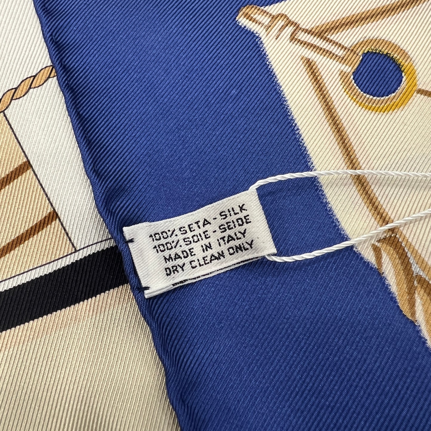 LV 1995 Limited Edition Nautical Theme Silk Scarf [Pre-owned]