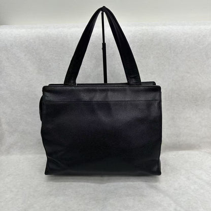 CHANEL キャビアレザー ショルダートート【中古】
