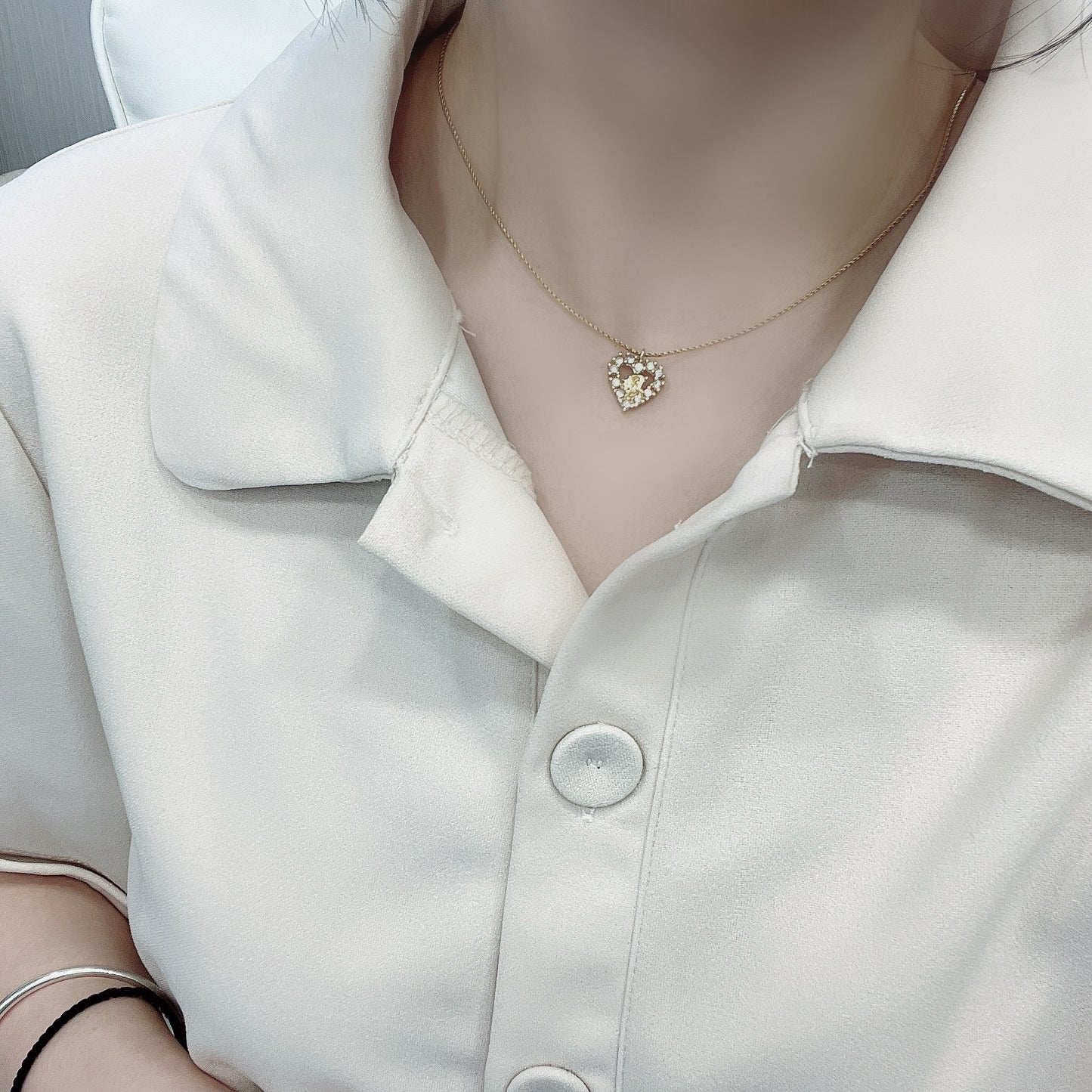 DIOR 心形项链 [二手]