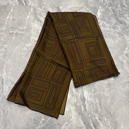 Gucci 100% Silk Scarf [Pre-Owned]