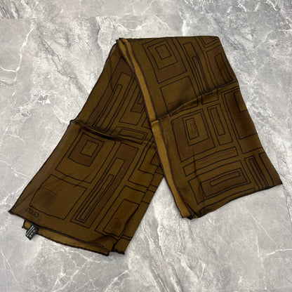 Gucci 100% Silk Scarf [Pre-Owned]