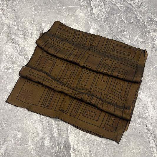 Gucci 100% Silk Scarf [Pre-Owned]