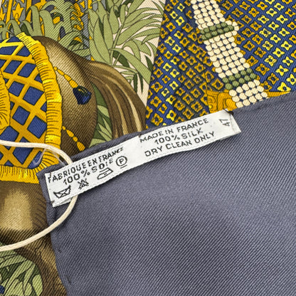 Hermès "Les Aristocrates" Silk Scarf [Pre-Owned]
