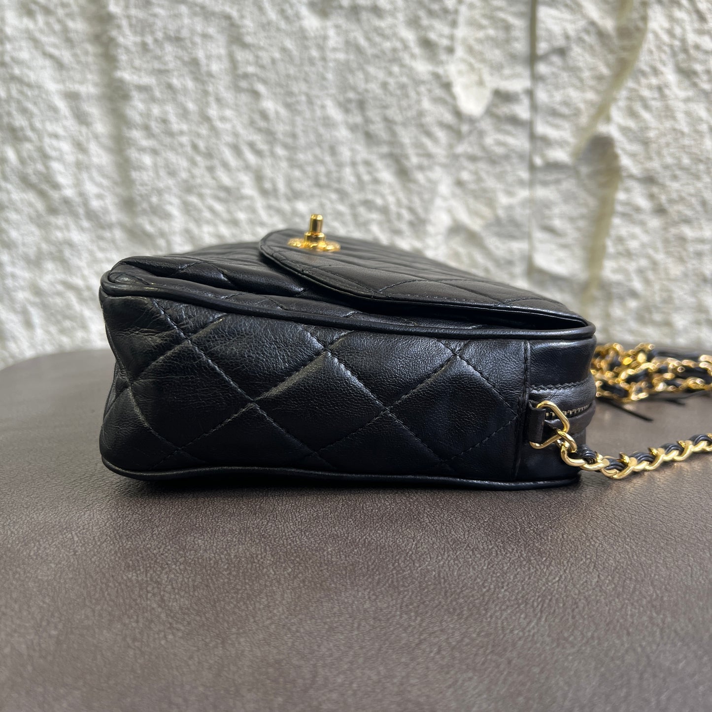 CHANEL Gold Ball Tassel Camera Bag [Pre-Owned]