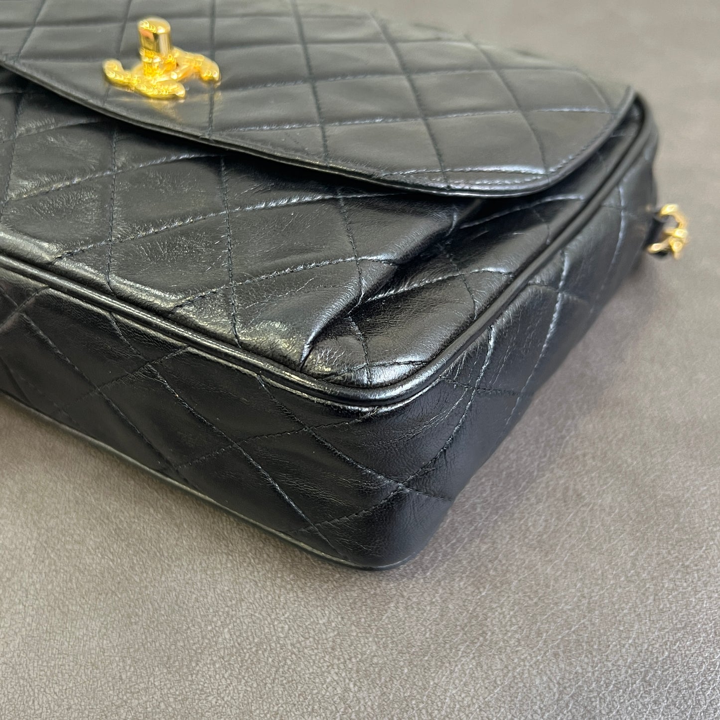 CHANEL Gold Ball Tassel Camera Bag [Pre-Owned]