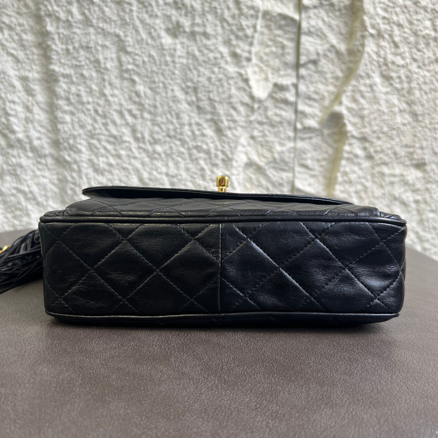 CHANEL Gold Ball Tassel Camera Bag [Pre-Owned]