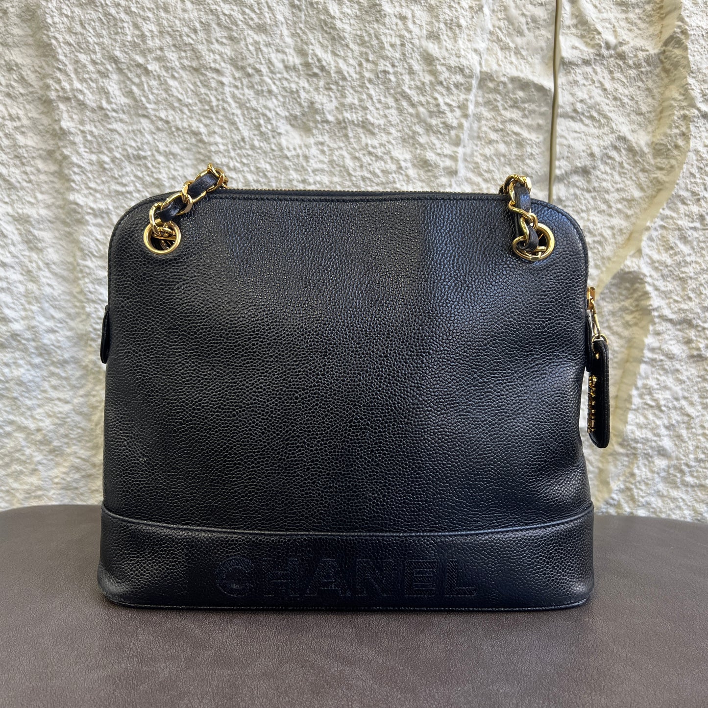 Chanel Black & Gold Shell Mini Bag [Pre-Owned]