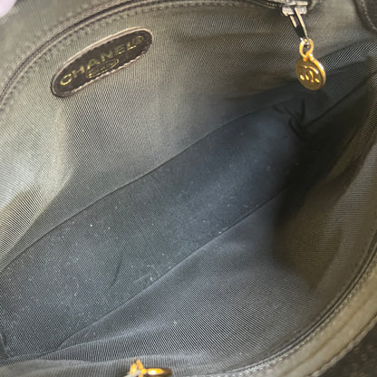 Chanel Black & Gold Shell Mini Bag [Pre-Owned]