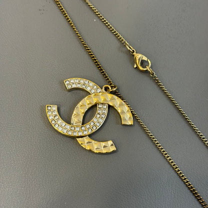CHANEL Logo Necklace [Pre-Owned]