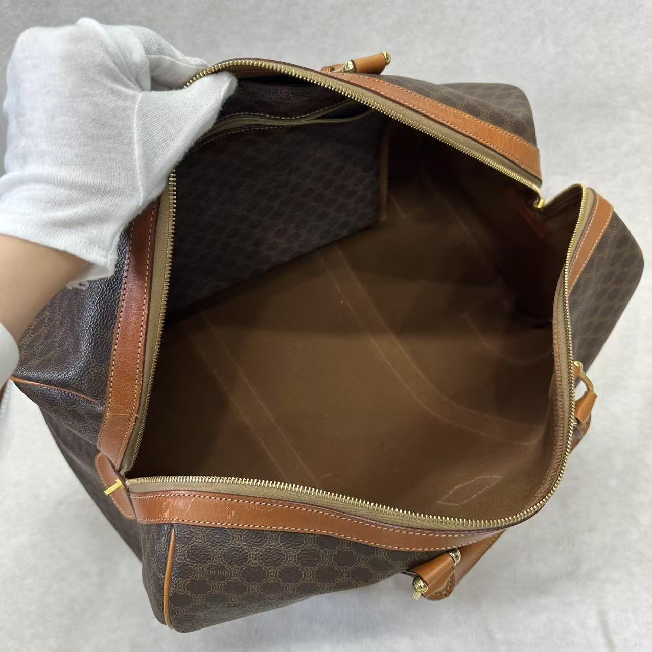 Celine 经典 Monogram Boston 手提包 [二手]