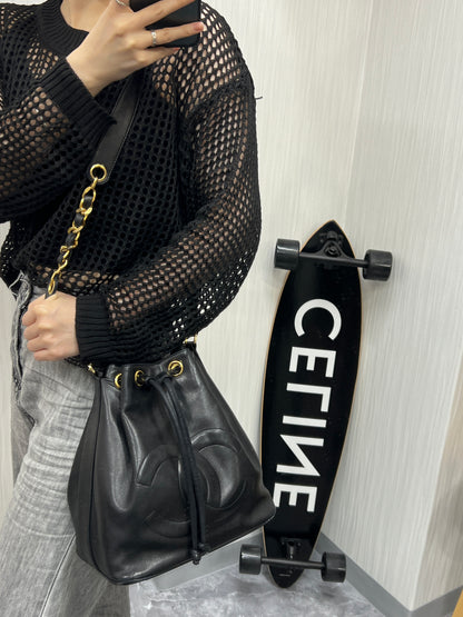 CHANEL ドローストリング バケットバッグ【中古】