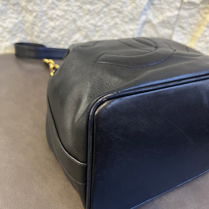 CHANEL ドローストリング バケットバッグ【中古】