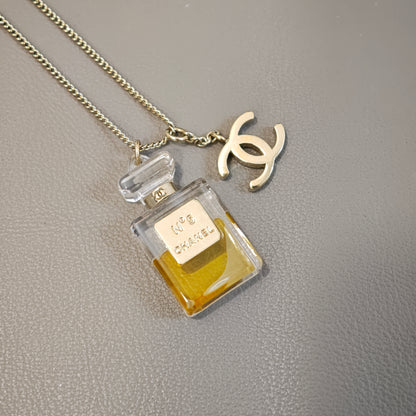 Chanel No.5 Perfume Bottle Necklace [Pre-Owned]