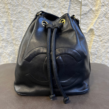 CHANEL ドローストリング バケットバッグ【中古】