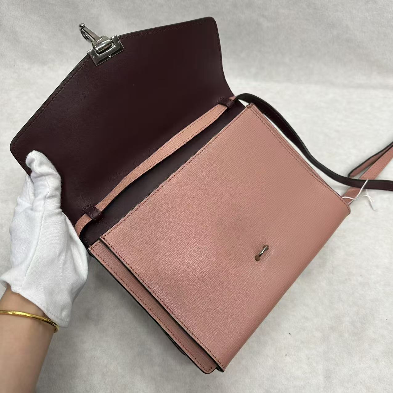 Burberry Colorblock Classic Messenger Bag [Pre-Owned]