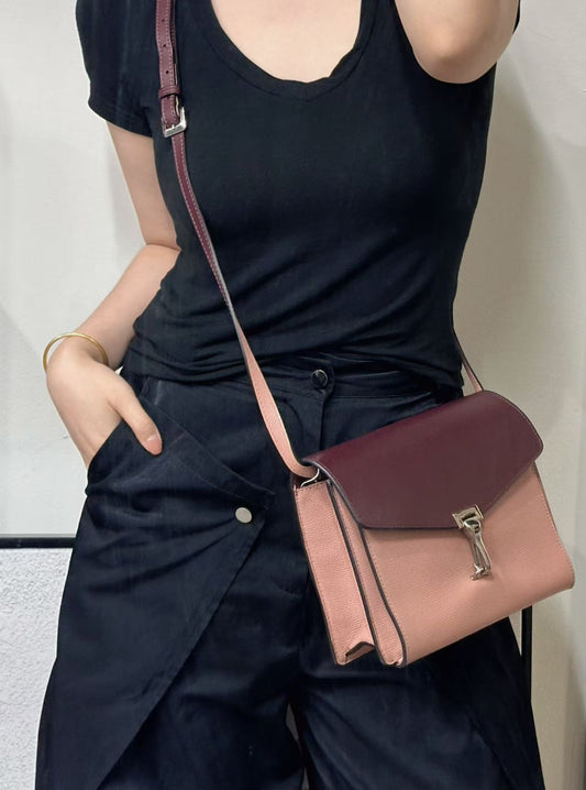 Burberry Colorblock Classic Messenger Bag [Pre-Owned]