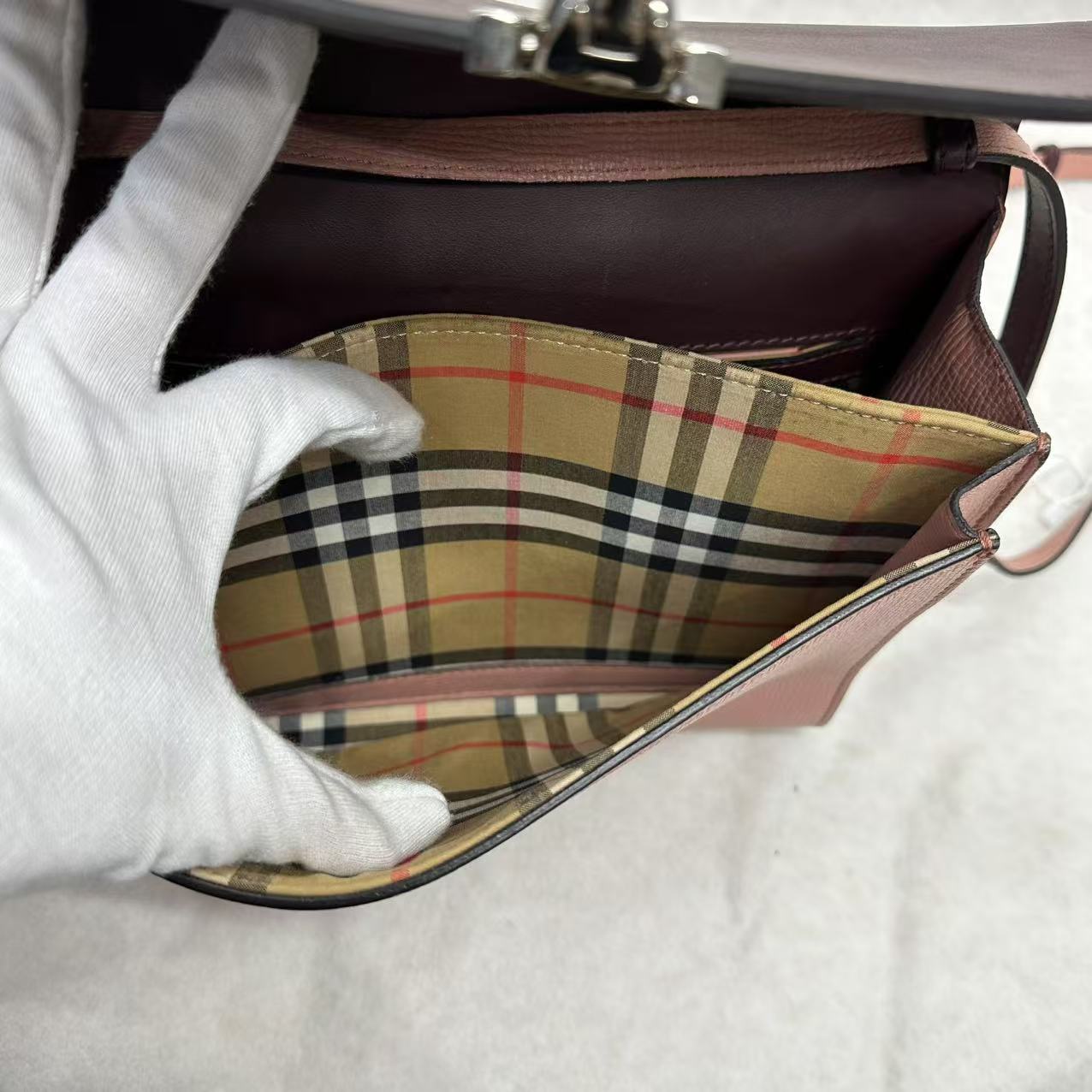 Burberry Colorblock Classic Messenger Bag [Pre-Owned]